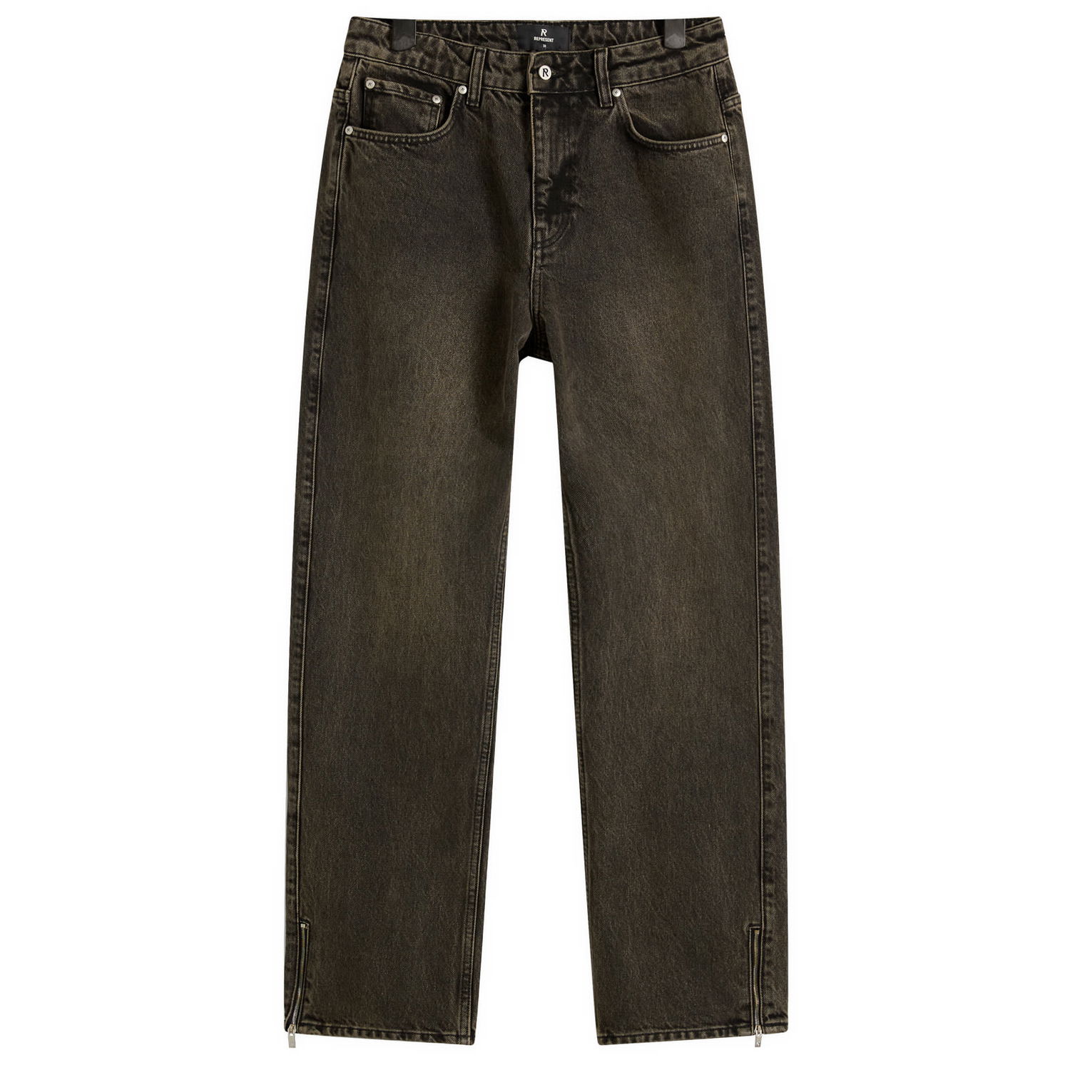 Džínsy Represent Clo Represent RS2 Split Denim Jeans 30" Čierna | MLM100332-44, 0