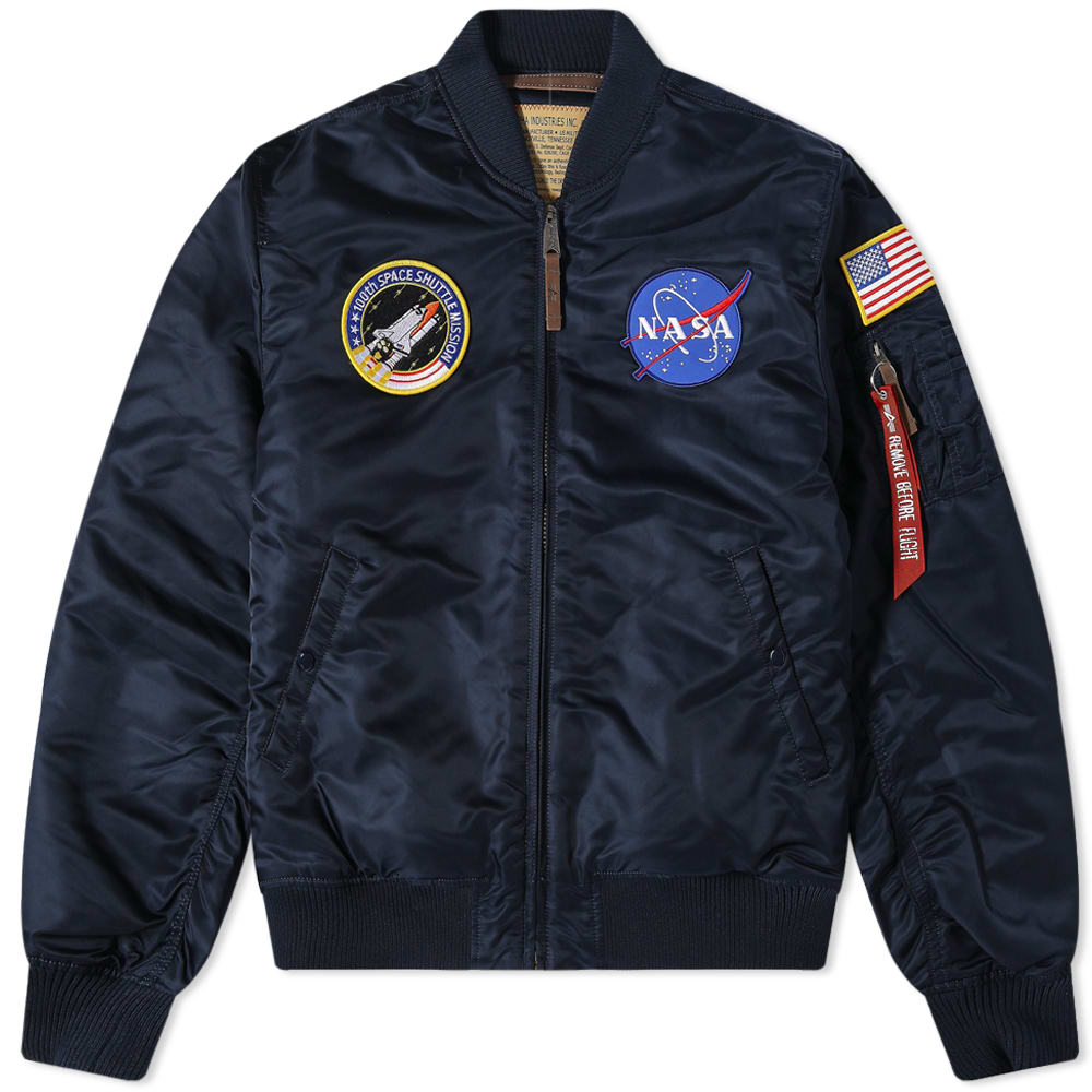 Bunda Alpha Industries MA-1 VF NASA Čierna | 166107-07, 0