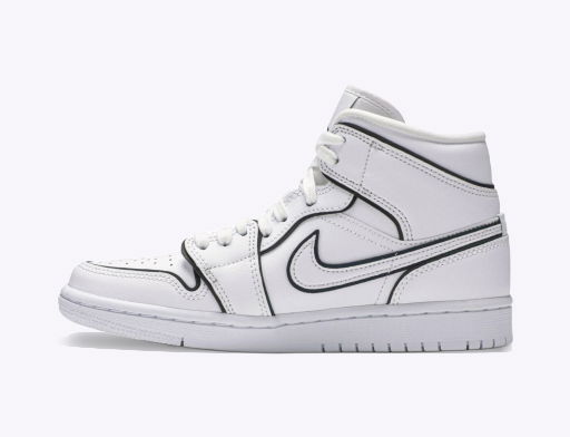 Tenisky a topánky Jordan Air Jordan 1 Mid SE "Iridescent Trim" W Biela | CK6587-100