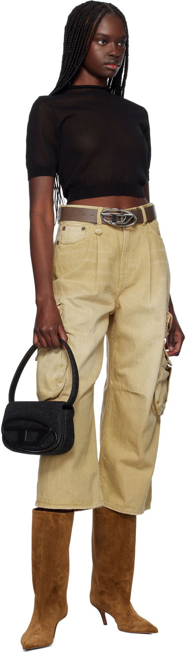 Kabelka Diesel 1dr Denim Shoulder Bag Čierna | X08396 P6901, 3
