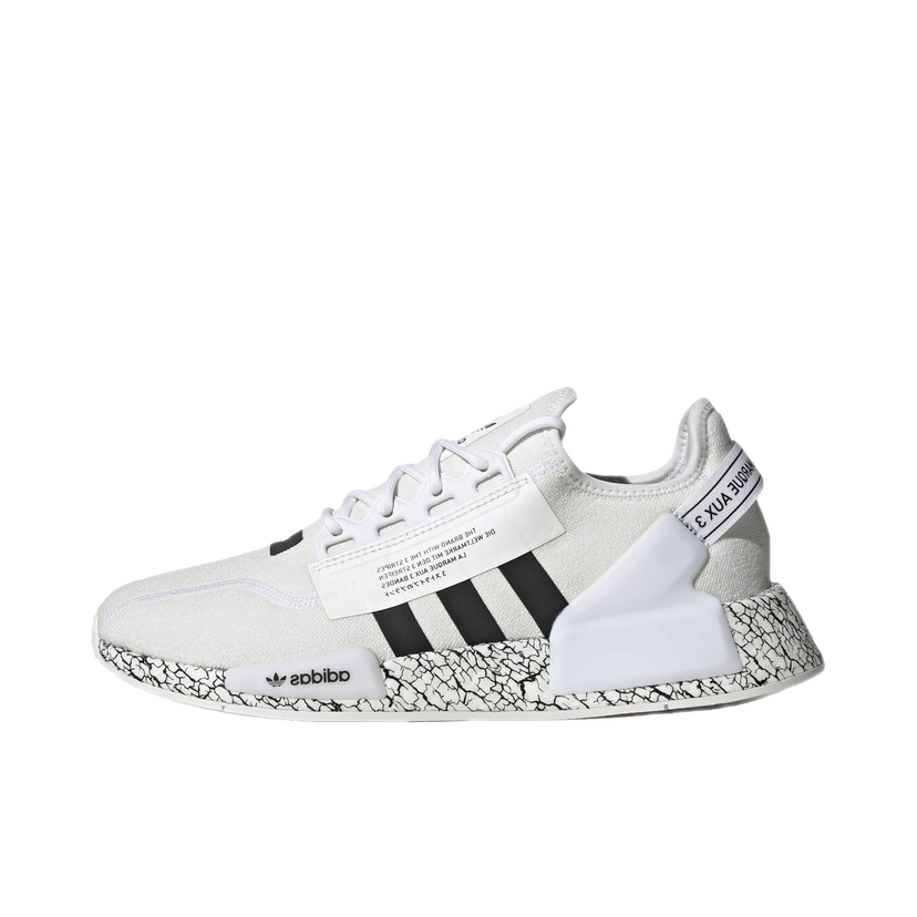 Tenisky a topánky adidas Originals NMD R1 V2 Crackled White Black Biela | GZ6550