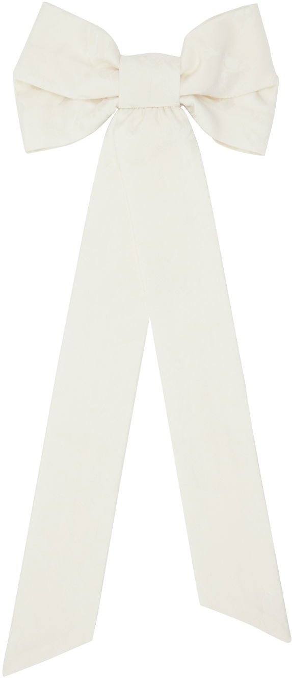 Doplnky Bode Bode Football Jacquard Bow Hair Clip Biela | MRF24AC040, 0
