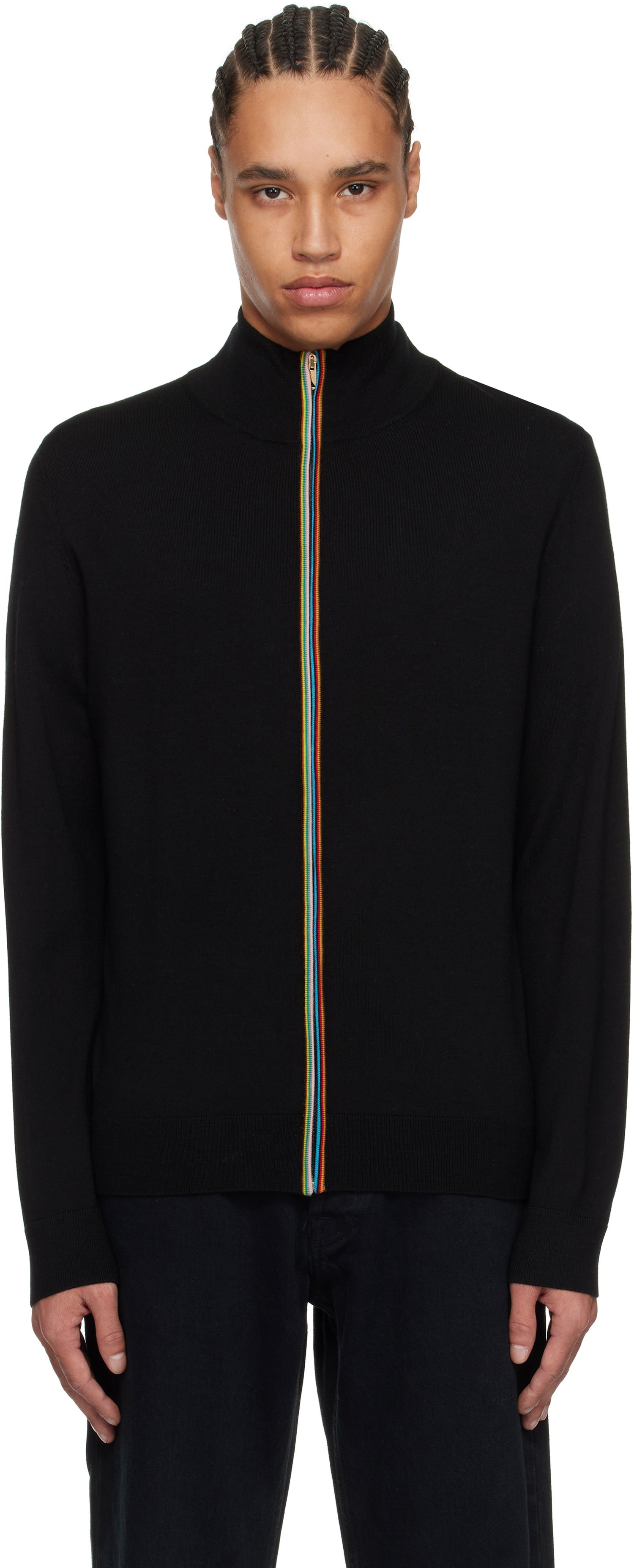 Sveter Paul Smith Paul Smith Signature Striped Zip Cardigan Čierna | M1R-248Z-P02094-79, 0