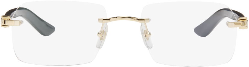 Slnečné okuliare Cartier Rectangular Glasses Čierna | CT0453O-001