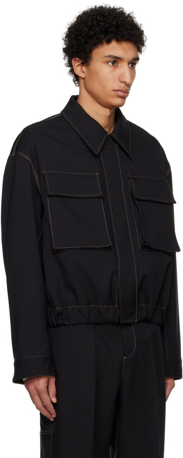 Bunda Jil Sander Jil Sander Flap Pocket Jacket Čierna | J22SW0036_J70001, 1