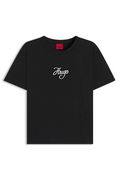 Cotton-Jersey T-Shirt with Hugo Print