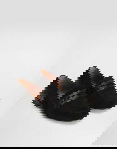 Doplnky Dolce & Gabbana Dolce & Gabbana Split Calfskin and Alligator Loafers Čierna | A50717A2E228B956, 1