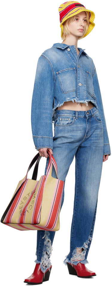 Džínsy Stella McCartney Stella McCartney Distressed Jeans Modrá | 6D00293SPH26, 3
