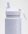 Fľaše lululemon Back to Life 710 ml Water Bottle with Straw Print Fialová | prod20001831, 5