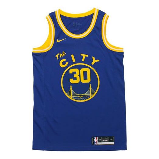Dres Nike Golden State Warriors Classic Edition Swingman Jersey Modrá | CN1024-497