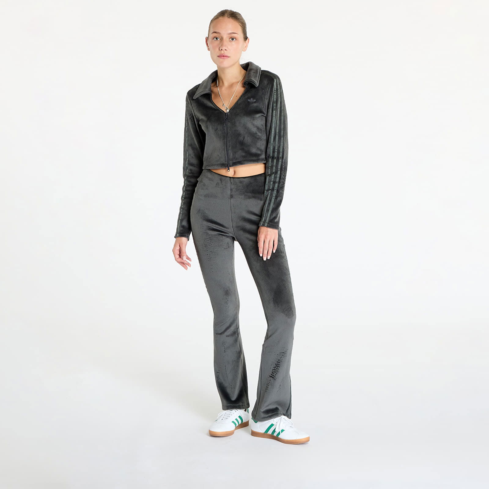 Rib Flrd Leggings Carbon