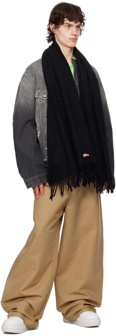 Šál Acne Studios Fringe Scarf Šedá | CA0209-, 3