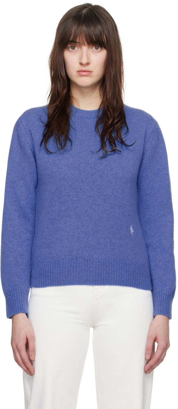 Sveter Sporty & Rich 'SRC' Sweater Navy | CRAW2388TA, 0