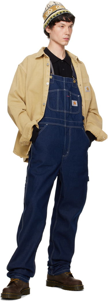 Overal Carhartt WIP Carhartt WIP Bib Denim Overalls Modrá | I022946, 3