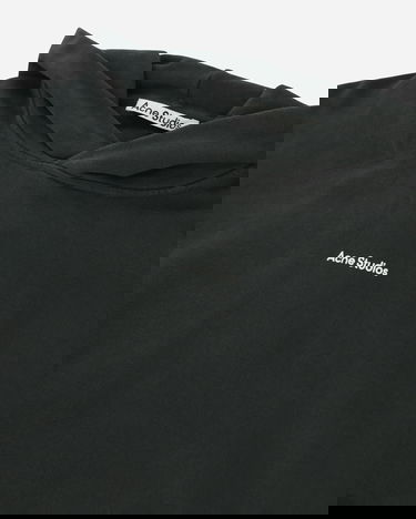 Mikina Acne Studios Logo Hoodie Čierna | BI0182- 900, 8