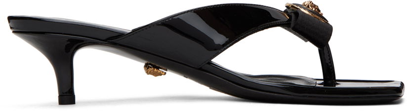 Doplnky Versace Versace Gianni Ribbon Low Mules Čierna | 1013017_1A08983_1B00V