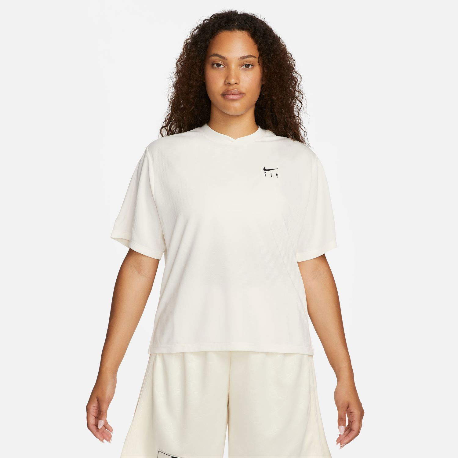 Tričko Nike Dri-FIT Warmup Wmns Top Pale Ivory Biela | FB7992-110, 0