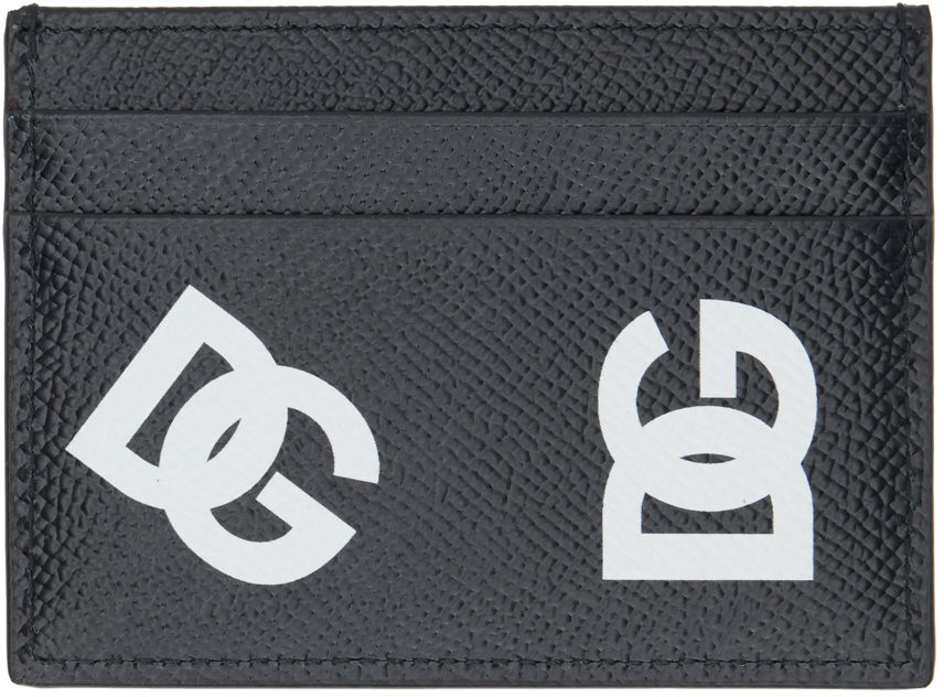 Peňaženka Dolce & Gabbana Black Plaque Card Holder Čierna | BP0330AG256, 1