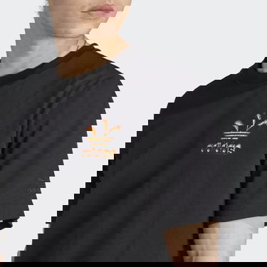 Tričko adidas Originals Graphics Fire Trefoil Tee Čierna | IL5199, 6