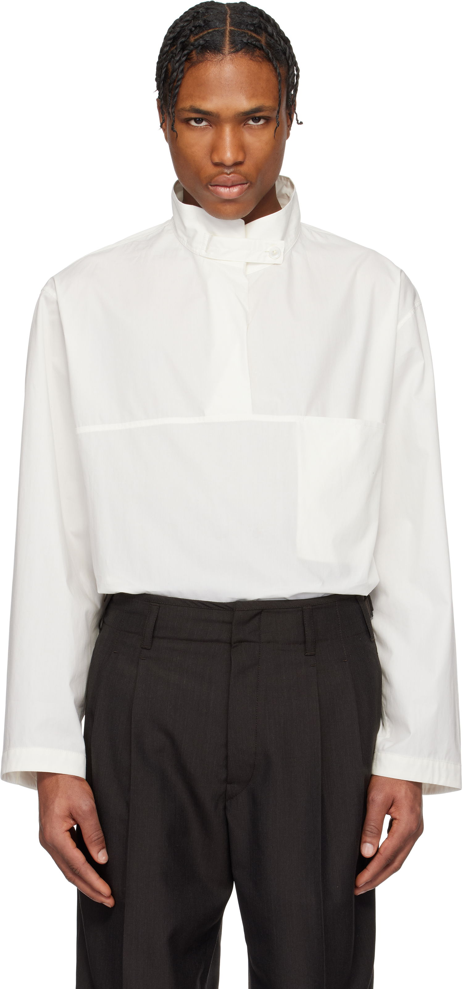 Košeľa LEMAIRE Lemaire Vareuse Shirt Biela | TO1354 LF588, 0