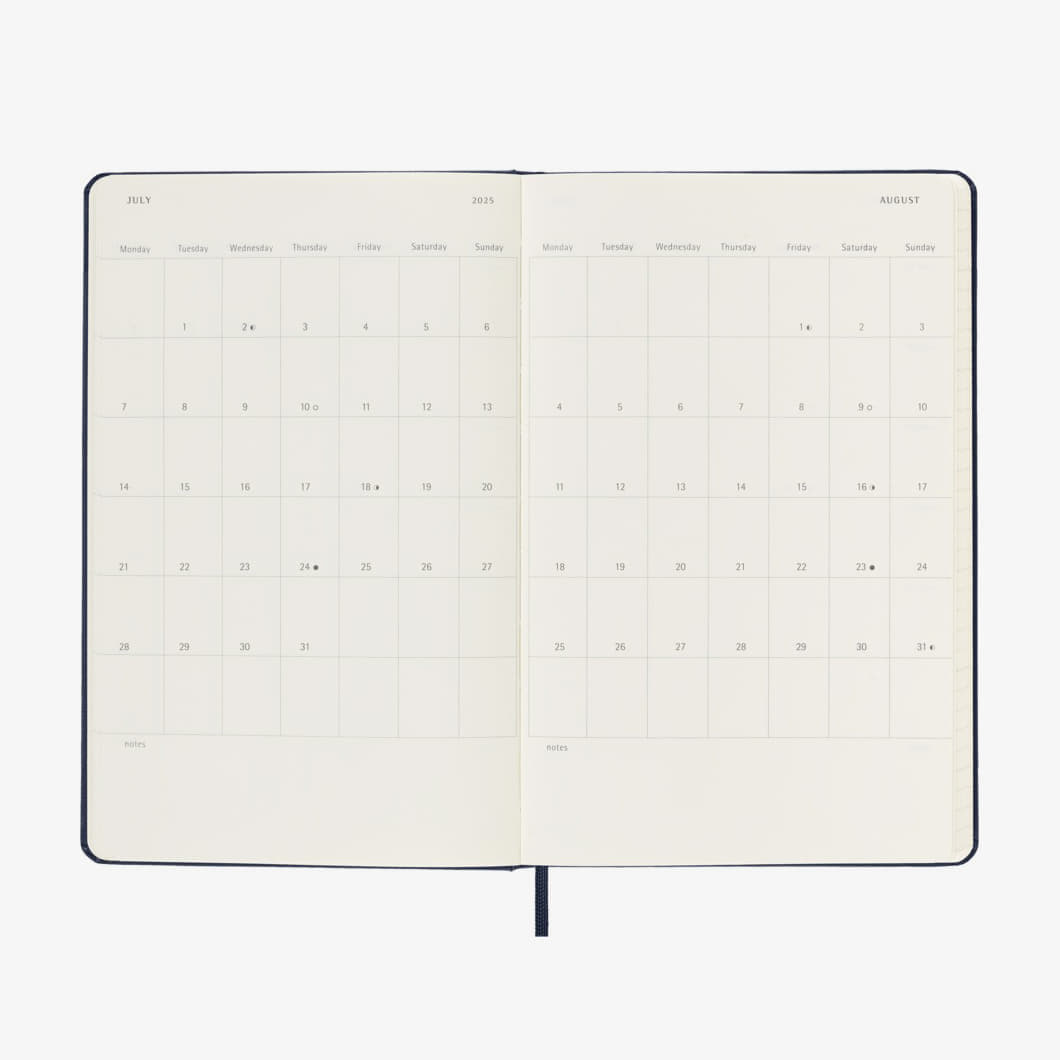 2025 Daily Hard Cover Planner