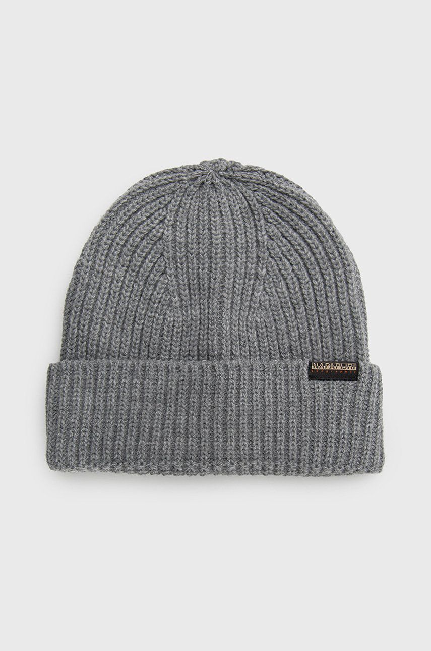 Kulicha Napapijri Foli 3 Beanie Šedá | NP0A4GK81601, 0