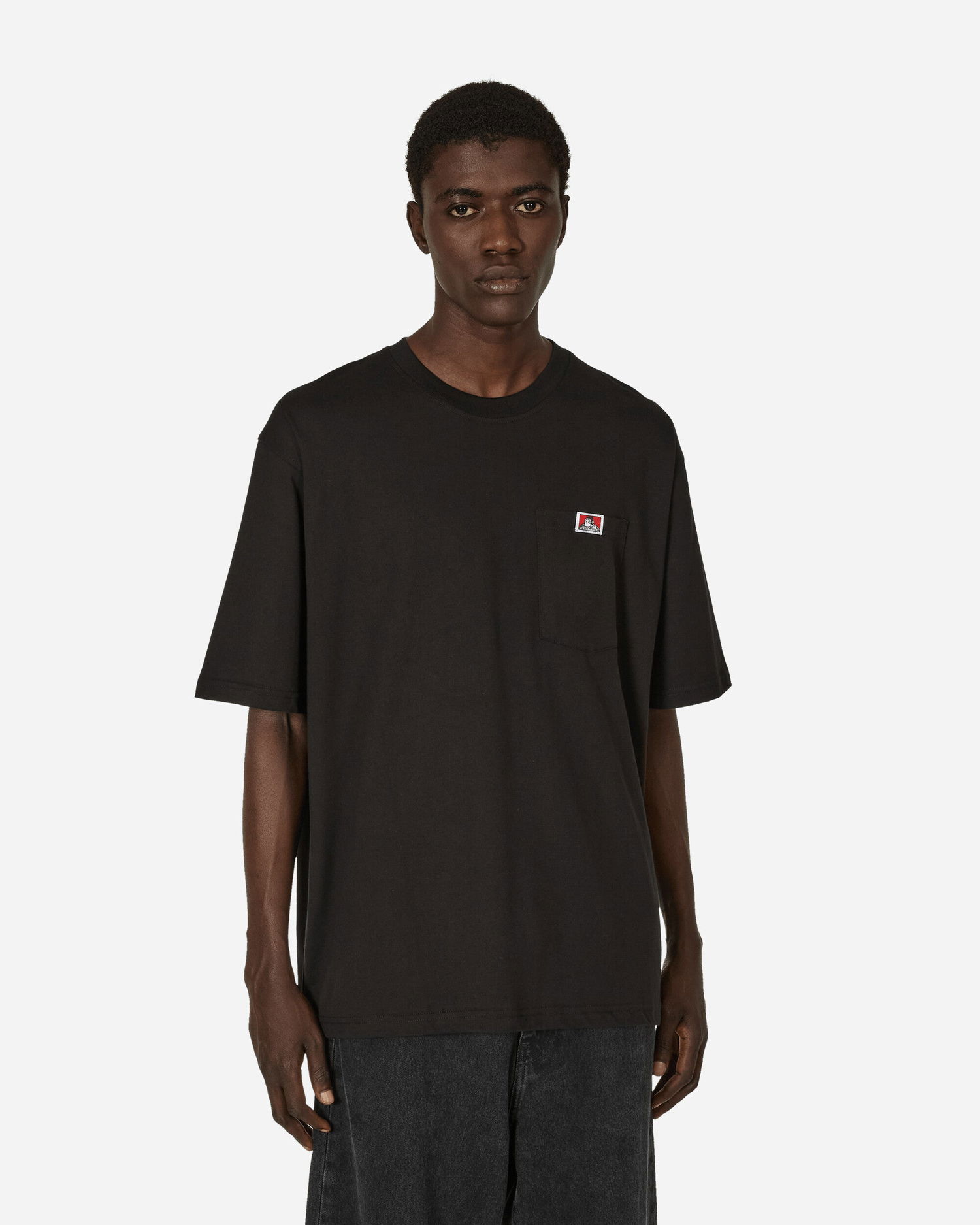 Tričko Ben Davis Classic Label Pocket T-Shirt Čierna | BEN914 001, 1