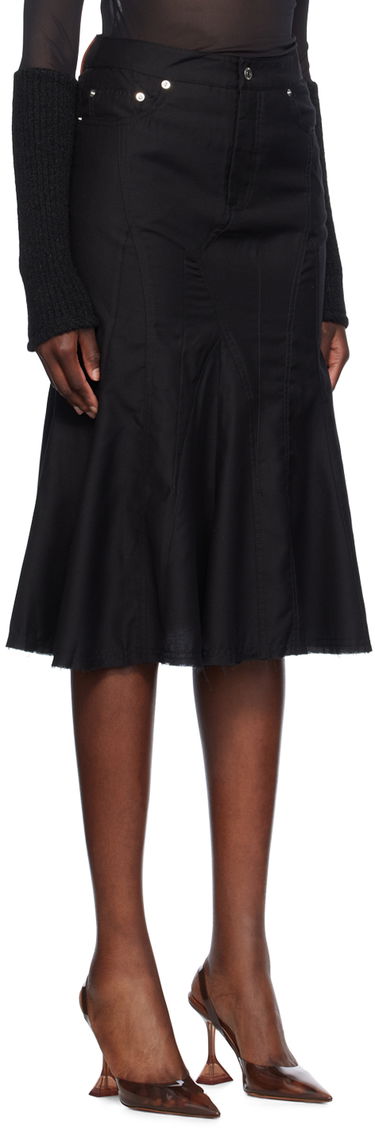 Sukňa Miaou Miaou Gaudi Midi Skirt Čierna | 4004TWBLK, 1