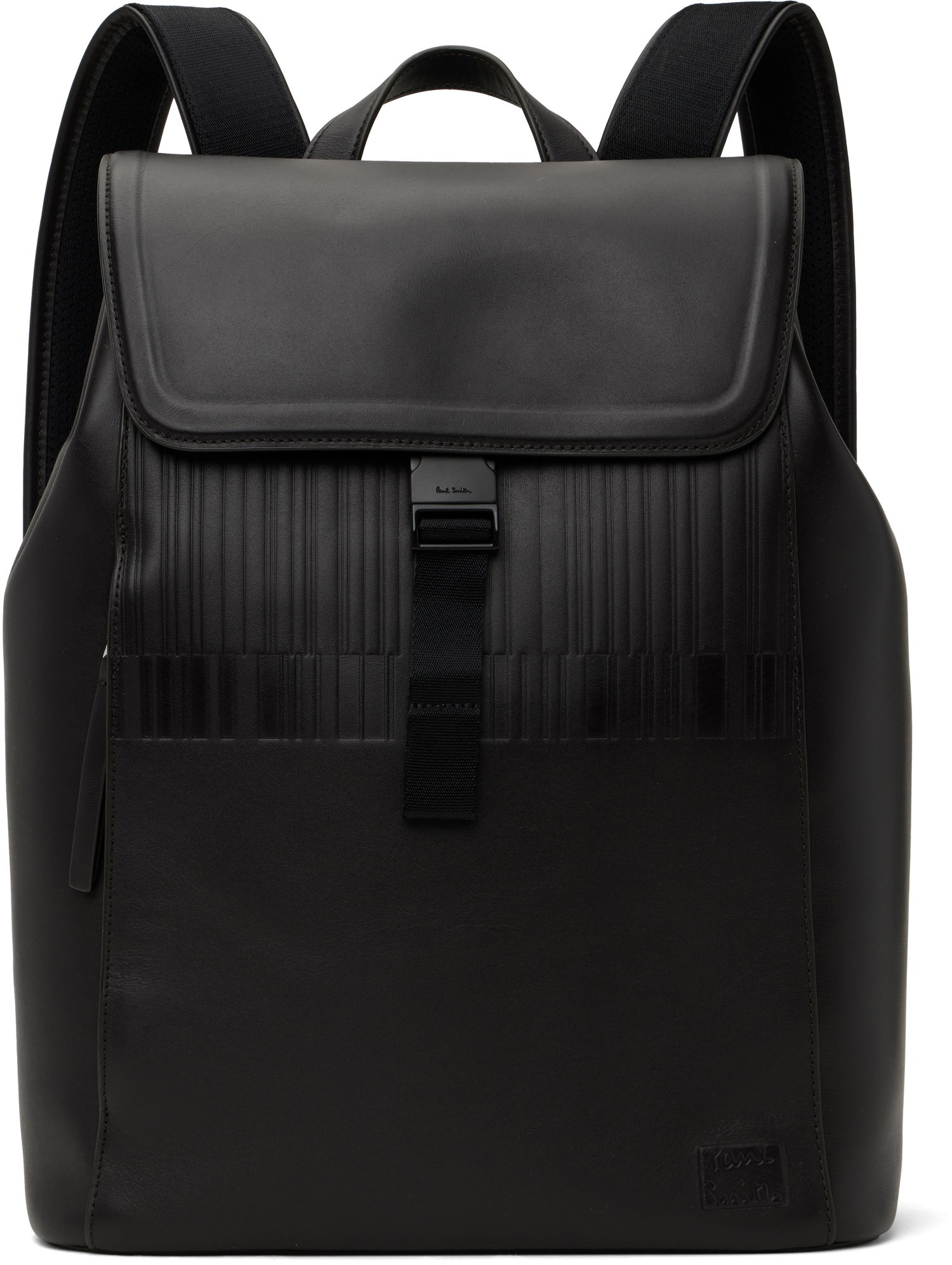Batoh Paul Smith Paul Smith Shadow Stripe Leather Backpack Čierna | M1A-8022-PEMBOS-69, 0