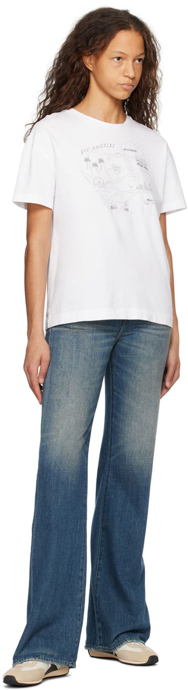 Tričko rag & bone Mica City Graphic T-Shirt Biela | WCC24ST004MC04, 3