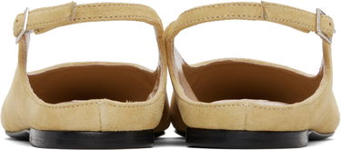 Starostlivosť o obuv BY FAR BY FAR Koyna Kid Suede Leather Ballerina Flats Žltá | MWFFC026KL007BG039PL, 1