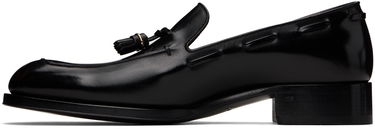 Starostlivosť o obuv Tom Ford TOM FORD Edgar Tassel Leather Loafers Čierna | J1118-LCL021P, 2