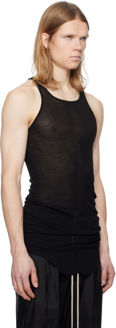 Tielko Rick Owens Rick Owens Hollywood Basic Rib Tank Top Čierna | RU01E5150 RC, 1