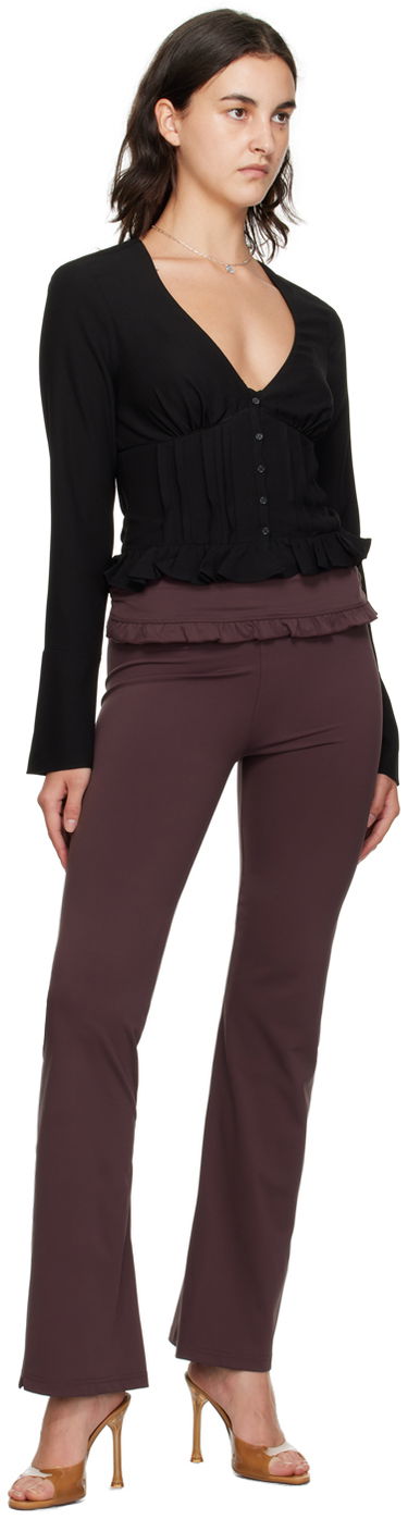 Košeľa GUIZIO Guizio Cheri Ruffle Blouse Čierna | F23108W016, 3