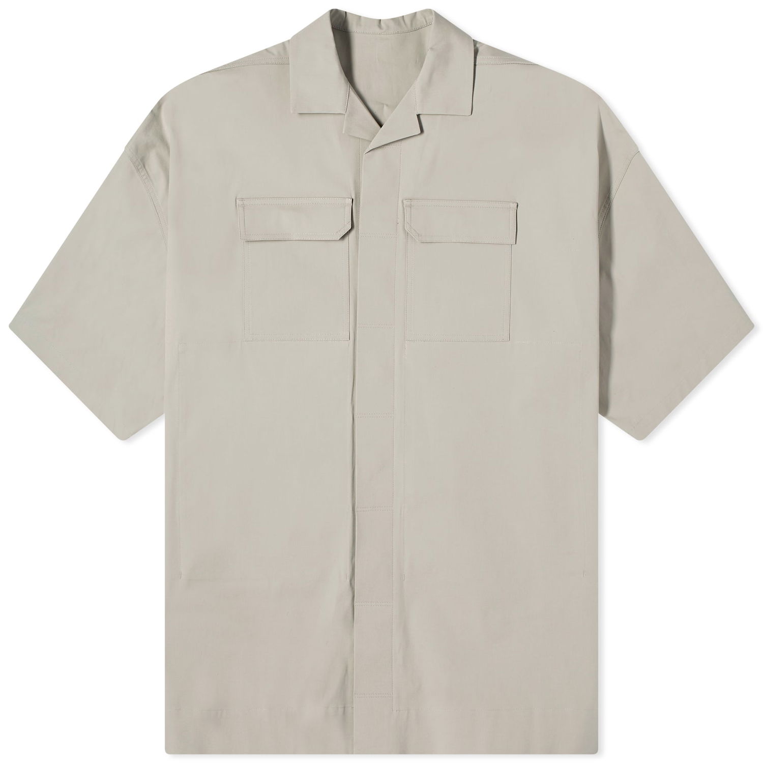 Košeľa Rick Owens Tommy Heavy Cotton Outershirt Béžová | RU01D3298-TE-08, 0