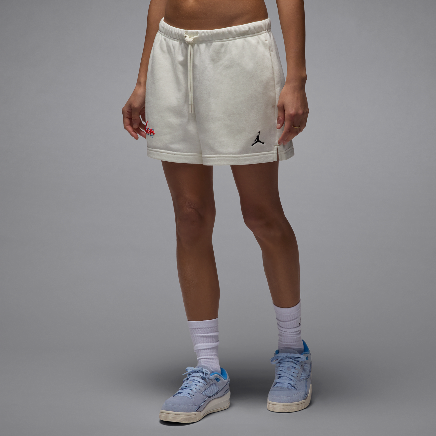 Šortky Jordan Jordan Brooklyn Fleece Shorts Biela | HJ0154-133, 0