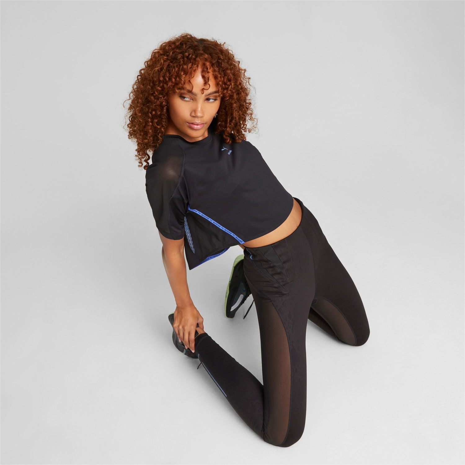 Crop Top Puma x KOCHÉ Cropped T-Shirt Čierna | 535984_01, 1