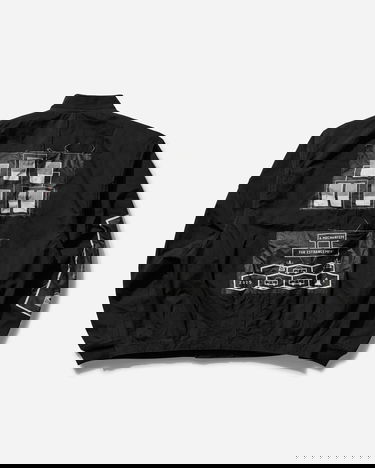 Bomber bunda Cav Empt Black Zip-Up Graphic Jacket Čierna | CES26JK14 001, 2