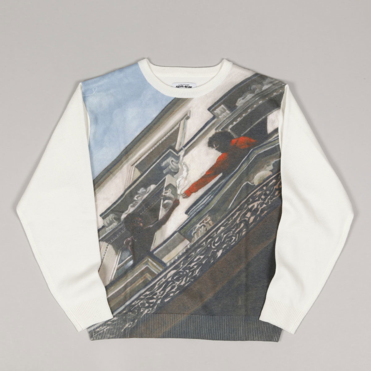 Sveter Fucking Awesome Paris Sweater Rôznofarebný | P709908, 1