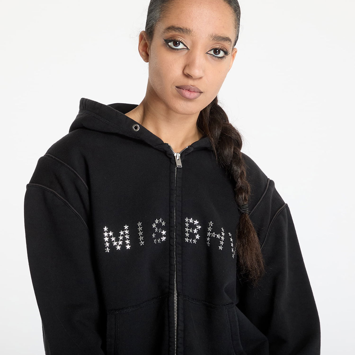 Mikina MISBHV MISBHV Star Teddy Hoodie Čierna | 250M201, 1