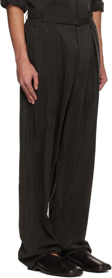 Nohavice LEMAIRE Lemaire Belted Relaxed Trousers Čierna | PA1196 LF1308, 1