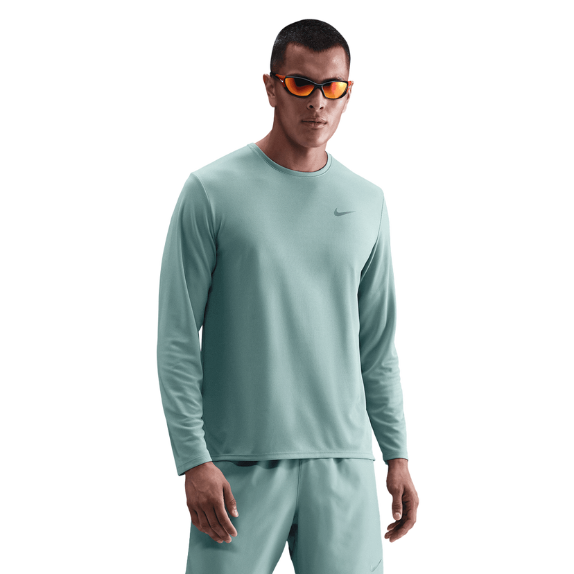Tričko Nike Miler Long-Sleeve Running Top Tyrkysová | FB7070-017