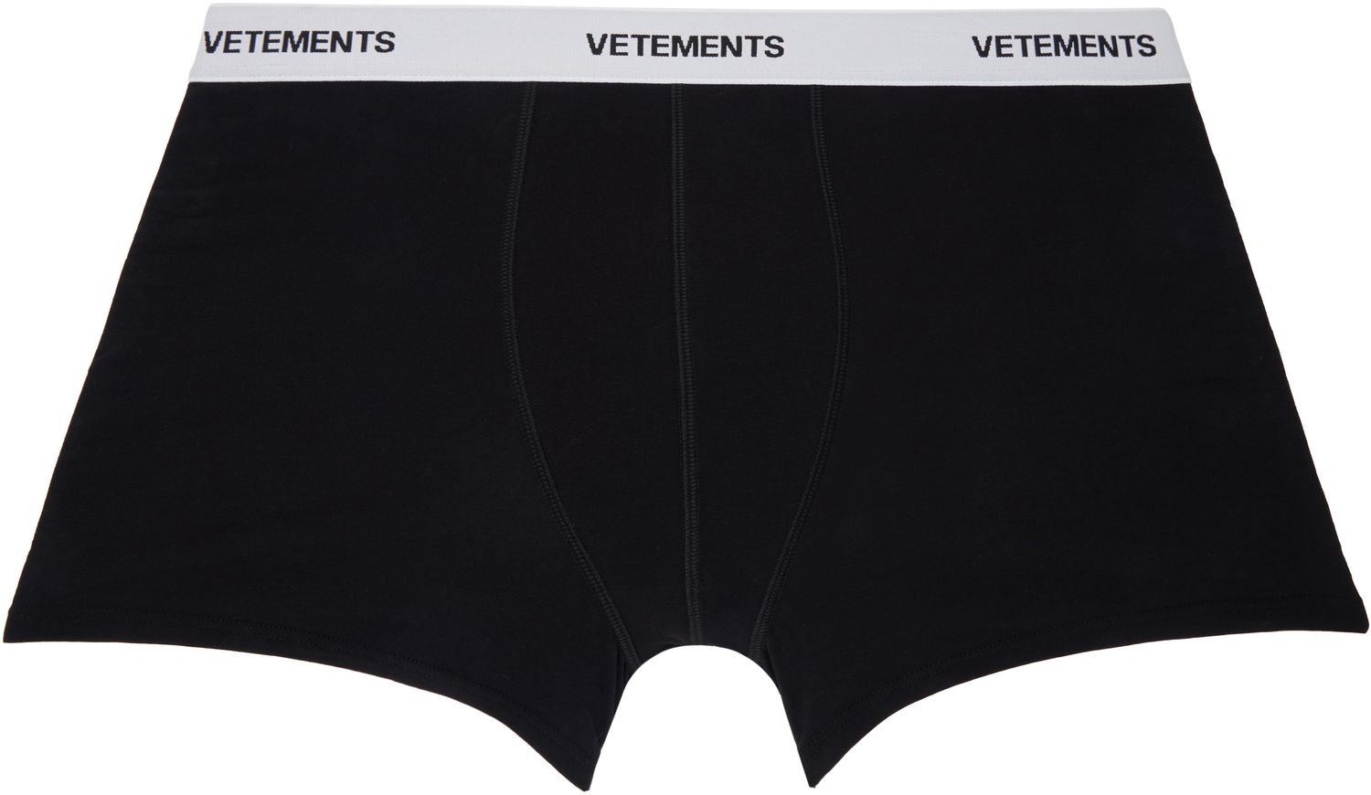 Boxerky VETEMENTS Vetements All Over Logo Boxers Čierna | MA66UN120B, 0
