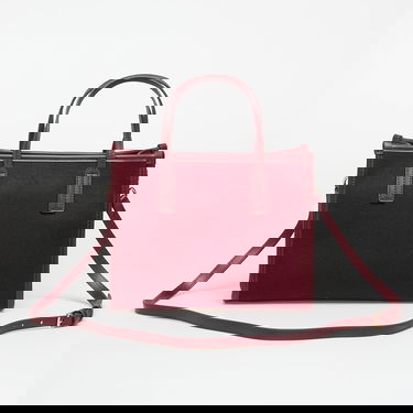 Tote bag Tommy Hilfiger Th City Small Tote Melton Vínová | AW0AW17852 VLP, 1