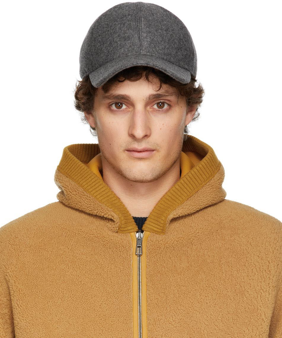 Šiltovka Loro Piana Loro Piana Baseball Cap Šedá | FAL9621, 0