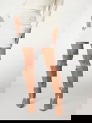 Wool Blend Mini Sweater Skirt