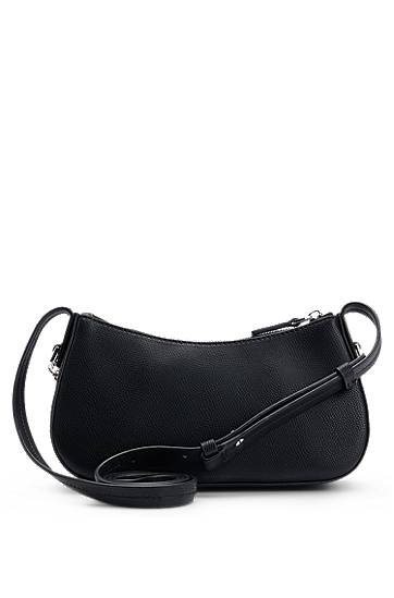 Kabelka BOSS HUGO Faux-Leather Crossbody Bag with Removable Clutch Čierna | 50536079, 1