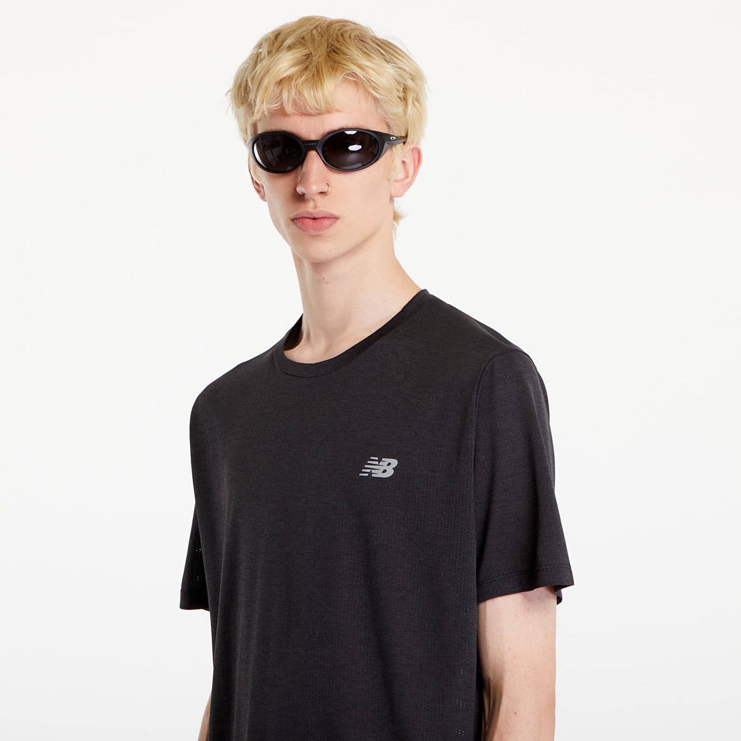 Tričko New Balance T-shirt Čierna | MT41253BK, 1