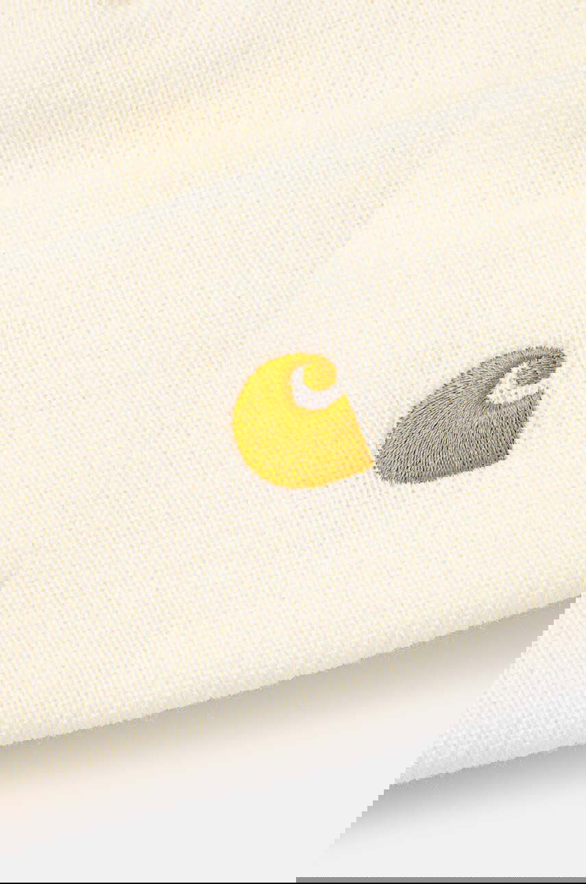 Kulicha Carhartt WIP Chase Knitted Beanie with Embroidered Logo Biela | I026222.0SHXX, 1