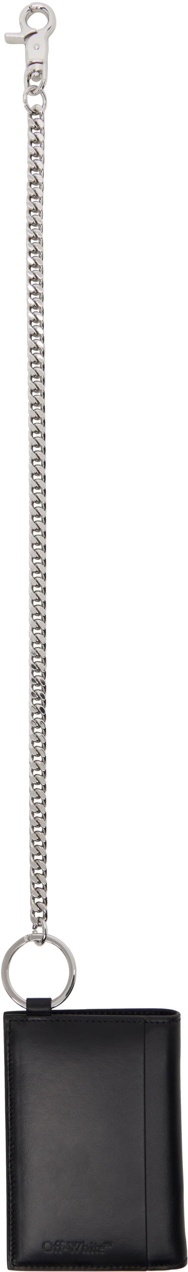 Peňaženka Off-White Heritage Chain Wallet Čierna | OMNC09AF25LEA0011001, 1